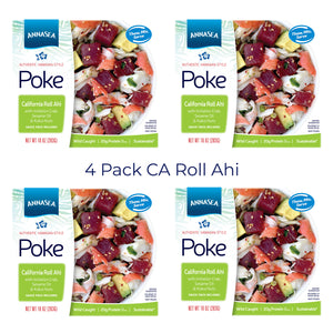 
                  
                    4 Pack Bundle -  Frozen California Roll Ahi Tuna Poke
                  
                