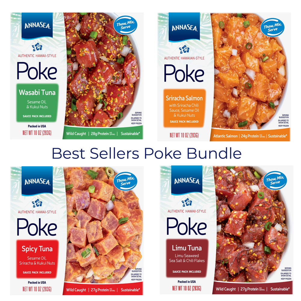 Annasea Poke best sellers poke bundle with various flavors 