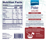 Annasea Limu Ahi Poke Nutrition and Instructions