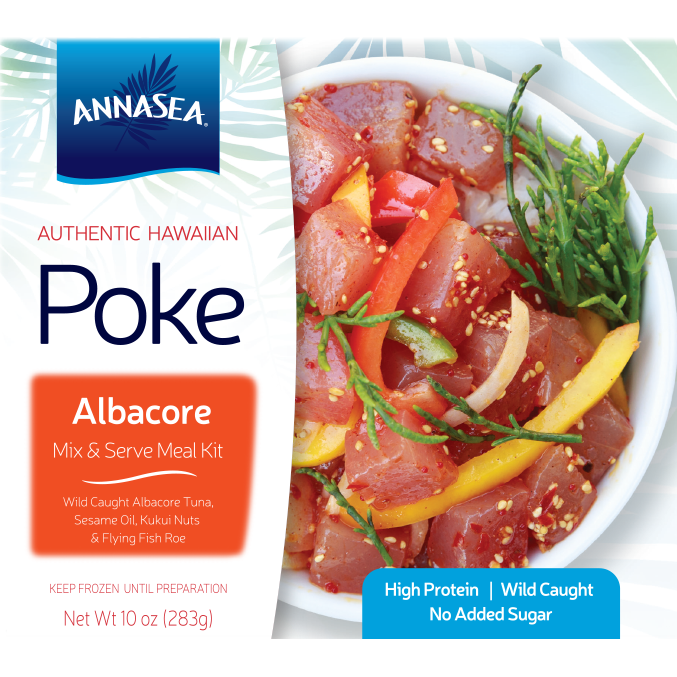 Frozen Albacore Tuna Poke Kit - Annasea 
